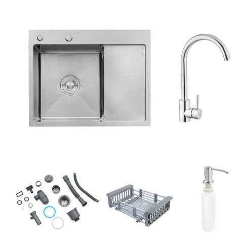 Комплект кухонной мойки KRP Geb&uuml;rstet-6350LHM ST031320 фото