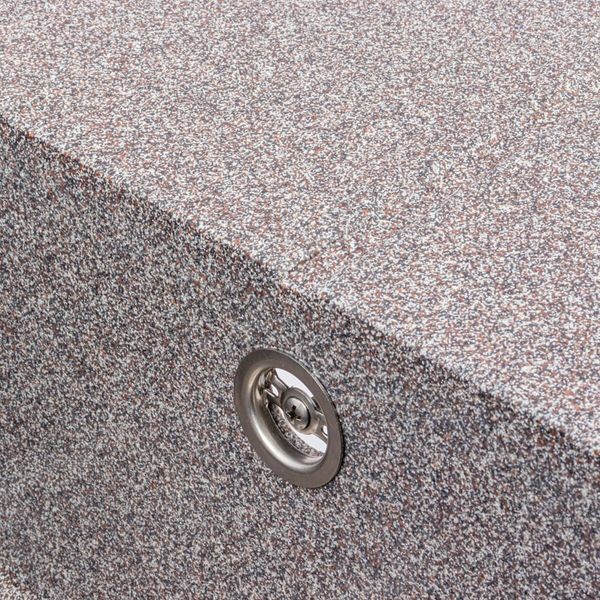 Гранитная мойка для кухни Platinum SOLID 7843 матовая Микс 49051 фото