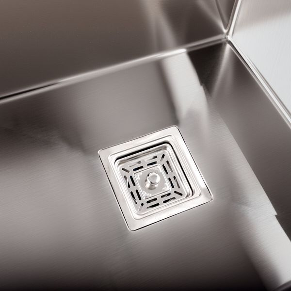 Мойка Platinum Handmade HSBB 500x500x220 нержавейка (квадратный сифон,3.0/1.0) 37644 фото