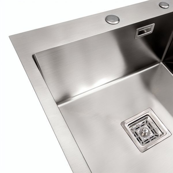 Мойка Platinum Handmade HSBB 500x500x220 нержавейка (квадратный сифон,3.0/1.0) 37644 фото