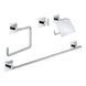 Набір аксесуарів для ванної кімнати Grohe QuickFix Start Cube 3 в 1 41115000 CV033408 фото 1