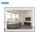 Дзеркало Qtap Mideya (DC-F614) 1000х800 з LED-підсвічуванням Touch, з антизапотіванням, з годинником, димером, рег. яскравості QT2078F614W SD00036735 фото 1