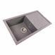 Гранитная мойка для кухни Platinum SOLID 7843 матовая Микс 49051 фото 2
