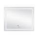 Дзеркало Qtap Mideya (DC-F614) 1000х800 з LED-підсвічуванням Touch, з антизапотіванням, з годинником, димером, рег. яскравості QT2078F614W SD00036735 фото 4