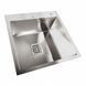 Мойка Platinum Handmade HSBB 500x500x220 нержавейка (квадратный сифон,3.0/1.0) 37644 фото 3