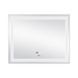 Дзеркало Qtap Mideya (DC-F614) 1000х800 з LED-підсвічуванням Touch, з антизапотіванням, з годинником, димером, рег. яскравості QT2078F614W SD00036735 фото 3