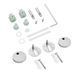 Комплект 4 в 1: Инсталляция GROHE Solido 3 в 1 3884966Q + Унитаз безободковый Kroner Harz WHI483632 TORNADO с сиденьем Slim Duroplast / Soft-close / Quick relase KH483632WHIT (3884966KH483632) CV033820 фото 17