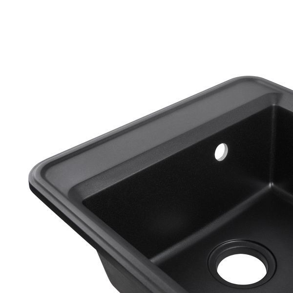 Кухонная мойка Qtap CS 5151 Black (QTCS5151BLA) SD00048433 фото