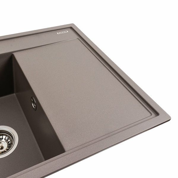 Гранитная мойка для кухни Platinum 7950 AZURIT матовая Дюна 41193 фото
