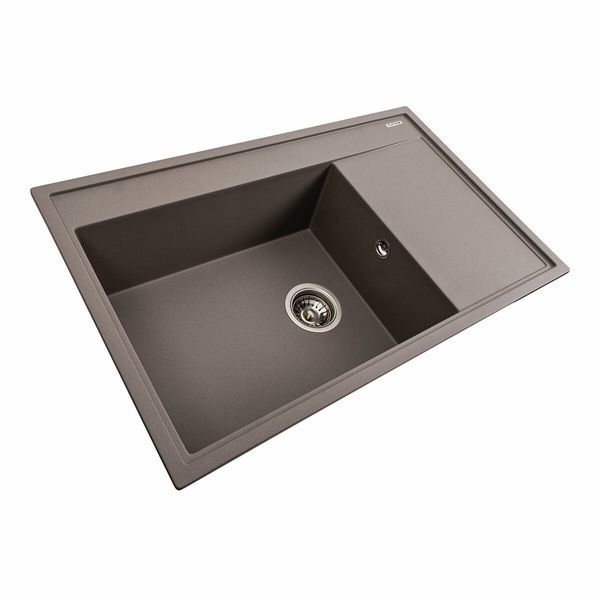 Гранитная мойка для кухни Platinum 7950 AZURIT матовая Дюна 41193 фото