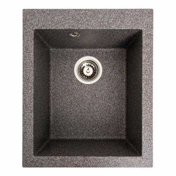 Гранитная мойка для кухни Platinum SOKIL 4150 матовая Микс 49066 фото