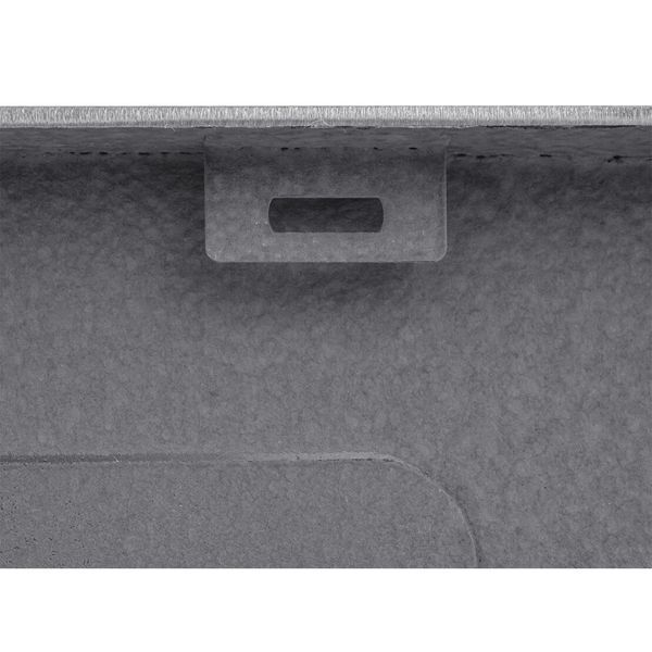 Комплект кухонной мойки Kroner KRP Schwarze 78х49LHM PVD ST07 Grafite SL44791 фото