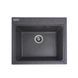 Гранитная мойка для кухни Platinum VESTA 5852 матовая Микс 49130 фото 1