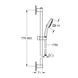 Душевой гарнитур Grohe QuickFix Vitalio Comfort 110 26932001 CV033229 фото 2