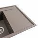 Гранитная мойка для кухни Platinum 7950 AZURIT матовая Дюна 41193 фото 5