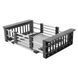 Комплект кухонной мойки Kroner KRP Schwarze 78х49LHM PVD ST07 Grafite SL44791 фото 12