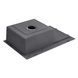 Комплект кухонной мойки Kroner KRP Schwarze 78х49LHM PVD ST07 Grafite SL44791 фото 7