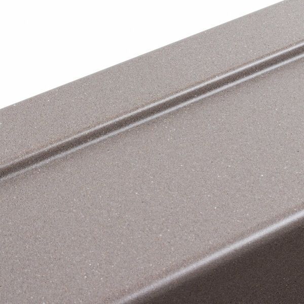 Гранітна мийка для кухні Platinum KORRADO 4050 матова Дюна 49131 фото