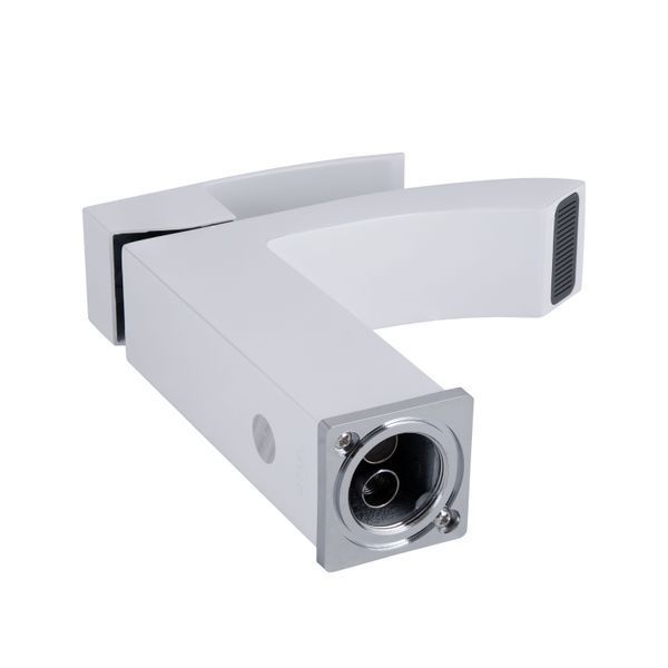 Смеситель для раковины Qtap Swan Cascada QTSWA270CRW45568 Chrome/White SD00051692 фото