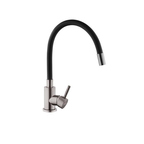 Смеситель для кухни Kroner KRP Edelstahl Klassisch - PVD035BLK CV032635 фото