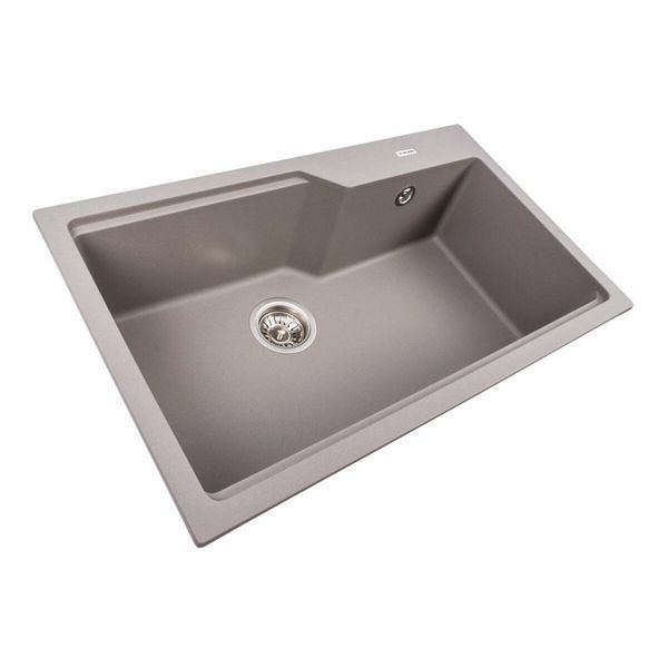 Гранитная мойка для кухни Platinum NIKA 7545 матовая Дюна 47786 фото