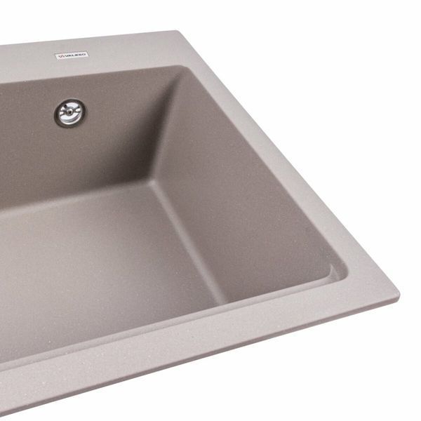Гранитная мойка для кухни Platinum NIKA 7545 матовая Дюна 47786 фото