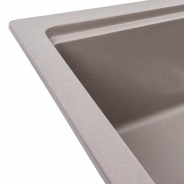 Гранитная мойка для кухни Platinum NIKA 7545 матовая Дюна 47786 фото