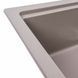 Гранитная мойка для кухни Platinum NIKA 7545 матовая Дюна 47786 фото 3