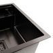 Кухонна мийка прихована чорна Platinum TZ 50*50 40963 фото 7
