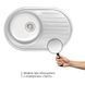 Кухонная мойка Qtap 7750 0,8 мм Satin (QT7750SAT08) SD00040983 фото 6