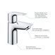 Набір змішувачів 3 в 1 для ванної кімнати Grohe QuickFix StartEdge S-Size UA202502SE CV030627 фото 9