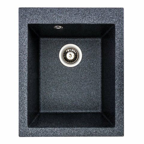 Гранитная мойка для кухни Platinum 4150 SOKIL матовая (графит) 38985 фото