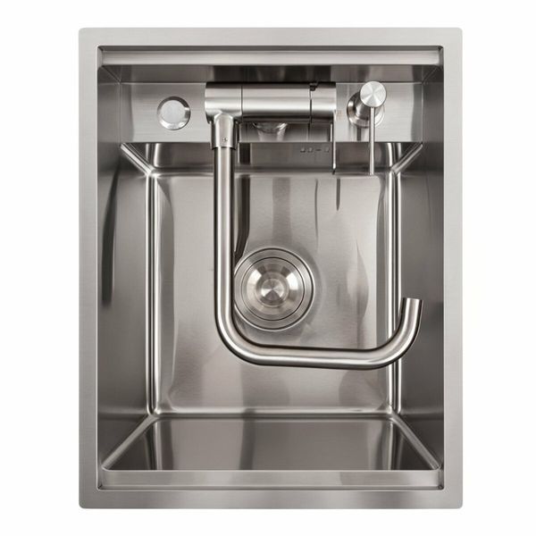 Кухонная мойка CM 40*50 скрытая нержавейка Platinum Handmade 44555 фото