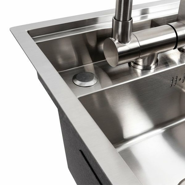 Кухонная мойка CM 40*50 скрытая нержавейка Platinum Handmade 44555 фото