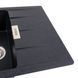 Гранітна мийка для кухні Platinum 7850 ROMA матовий Карбон 39971 фото 2