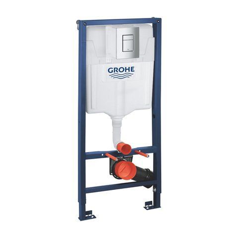 Комплект 4 в 1: Инсталляция Grohe Rapid SL 3 в 1 38772001 + Унитаз безободковый Kroner Harz WHI483632 TORNADO с сиденьем Slim Duroplast / Soft-close / Quick relase KH483632WHIT (38772001KH483632) CV033824 фото