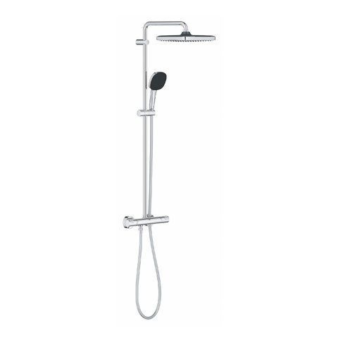 Душова система термостатична Grohe QuickFix Vitalio Comfort System 250 Cube 26696001 CV033235 фото