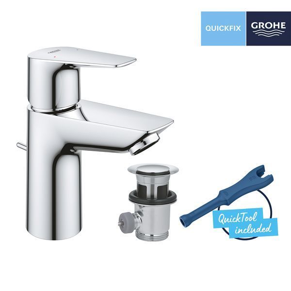 Комплект смесителей для душа с термостатом Grohe QuickFix UA202503TS CV030629 фото