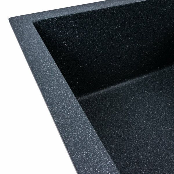 Гранитная мойка для кухни Platinum MAGNUM 7950 матовая Антрацит 51343 фото