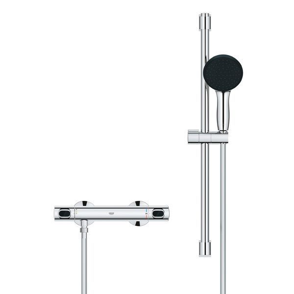 Комплект смесителей для душа с термостатом Grohe QuickFix UA202503TS CV030629 фото