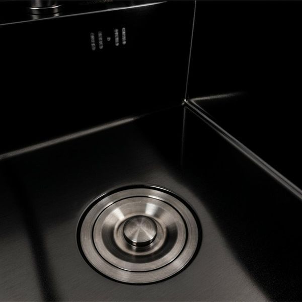 Кухонная мойка CM 40*50 скрытая PVD черная Platinum Handmade 44556 фото