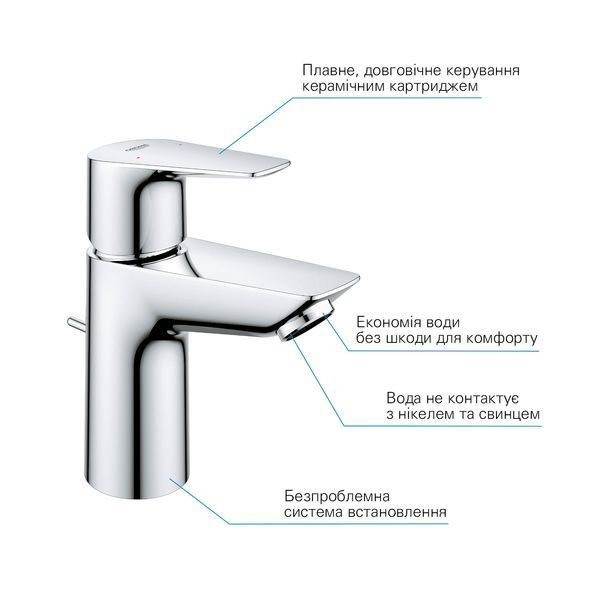Комплект смесителей для душа с термостатом Grohe QuickFix UA202503TS CV030629 фото