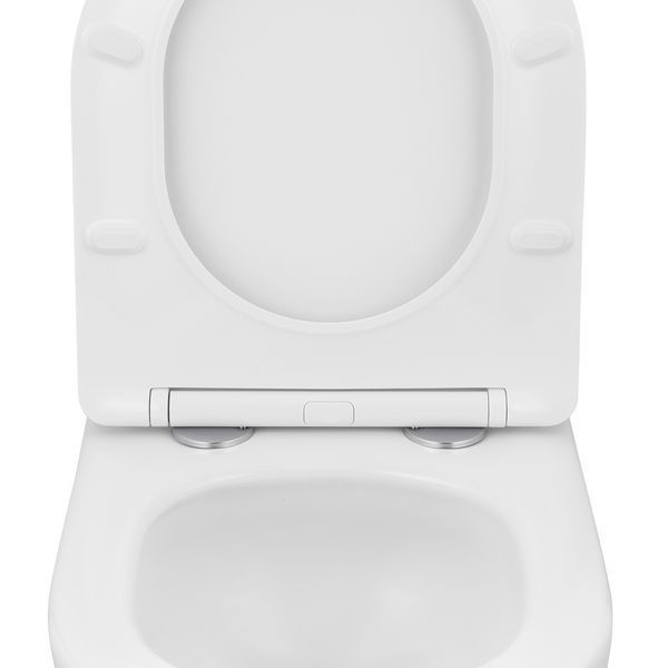 Комплект 4 в 1: Инсталляция Grohe Rapid SL 3 в 1 38772001 + Унитаз безободковый Kroner Harz WHI483632 TORNADO с сиденьем Slim Duroplast / Soft-close / Quick relase KH483632WHIT (38772001KH483632) CV033824 фото