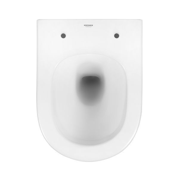 Комплект 4 в 1: Инсталляция Grohe Rapid SL 3 в 1 38772001 + Унитаз безободковый Kroner Harz WHI483632 TORNADO с сиденьем Slim Duroplast / Soft-close / Quick relase KH483632WHIT (38772001KH483632) CV033824 фото