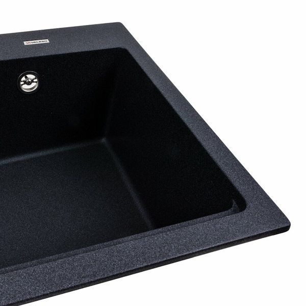 Гранитная мойка для кухни Platinum NIKA 7545 матовая Карбон 47788 фото