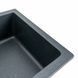 Гранитная мойка для кухни Platinum PARUNA 7945 матовая Антрацит 48851 фото 3
