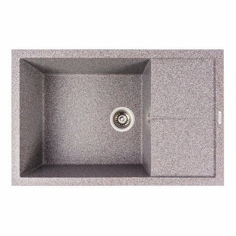 Гранитная мойка для кухни Platinum CALYPSO 7950 матовая Микс 51503 фото