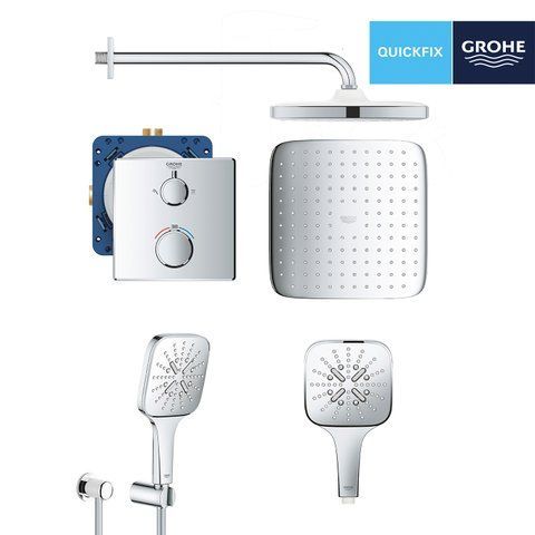 Душова система прихованого монтажу термостатична Grohe QuickFix Grohtherm UA26415SC7 CV030612 фото