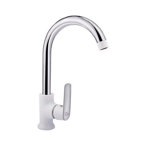 Змішувач для кухні Qtap Fresh QTFREWCR007F Chrome/White SD00028540 фото