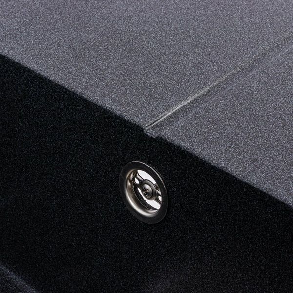 Гранитная мойка для кухни Platinum CRIPTA 6550 матовая Карбон 51344 фото